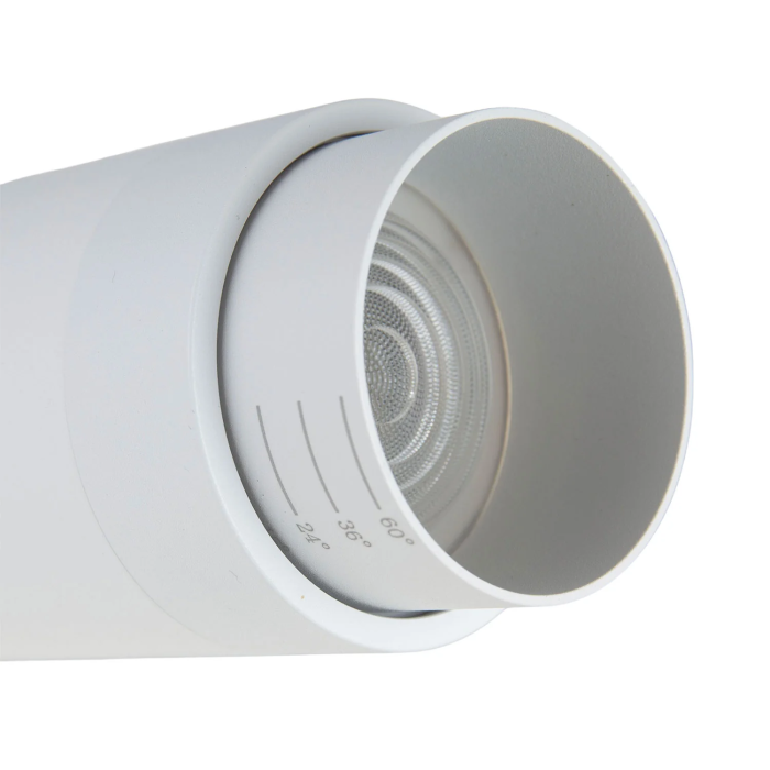 Foco de Carril LED Multiángulo 30W 2700Lm CRI90 3CCT Trifásico 40.000H [1916-TRL30W-W] 2