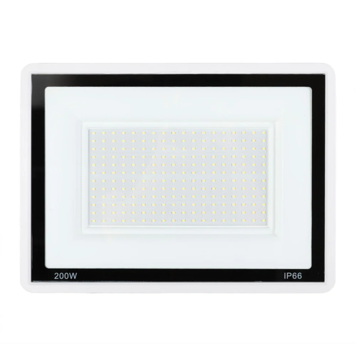 Projecteur LED 200W 16000Lm 6000K IP66 LM-6016-W-CW Finition Blanche 60000H 3