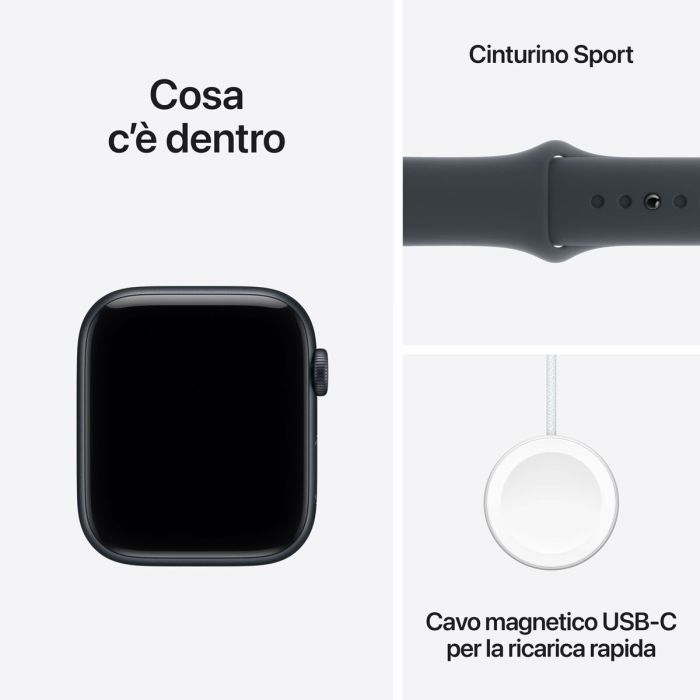 Montre intelligente Apple MEPJ4QL/A Noir Ø 44 mm 2 Montre intelligente Apple MEPJ4QL/A Noir Ø 44 mm 2
