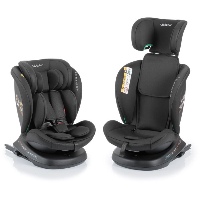 Siege auto - BABYAUTO - Sigma IFix Vivitta - Groupe 0/1/2/3 - 40/150 cm - Isofix + Top tether - Pivotant 360° - Inclinable - Noir 5 Siege auto - BABYAUTO - Sigma IFix Vivitta - Groupe 0/1/2/3 - 40/150 cm - Isofix + Top tether - Pivotant 360° - Inclinable - Noir 5