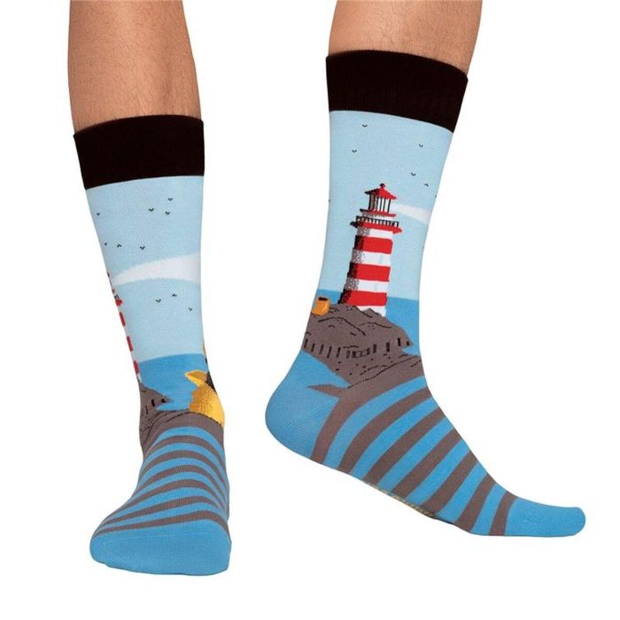 Chaussettes de Sport Jimmy Lion The Lighthouse Guardian Bleu