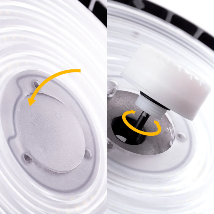 Campana LED 100W 14.500Lm 6000K IP65 DALI NS-HB100W-UE-DALI-CW 3