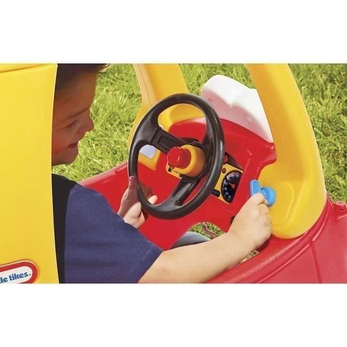 Little Tikes - Cozy Coupe Voiture d'enfant - Mini Véhicule pieds au sol a pousser avec véritable klaxon - Des 18 mois 4