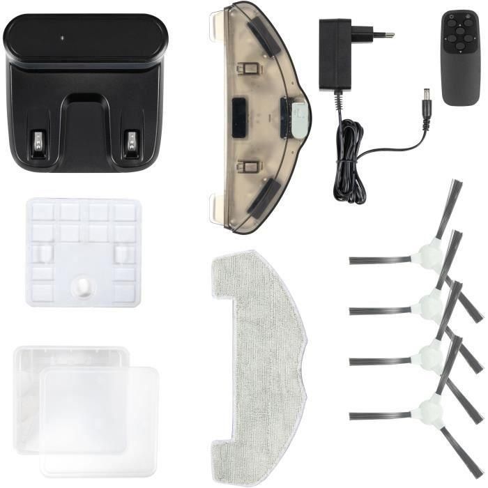 Aspirateur Robot laveur connecté - LIVOO - DOH145 WASH'UP - 1000 Pa - 70 min - 2 réservoirs - Noir 3 Aspirateur Robot laveur connecté - LIVOO - DOH145 WASH'UP - 1000 Pa - 70 min - 2 réservoirs - Noir 3