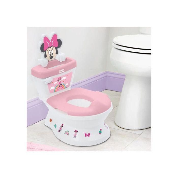 DISNEY BABY - MINNIE- Mini toilette avec réducteur de lunette de toilette inclus, 2 en 1, MySize, Pot amovible facile a nettoyer 4