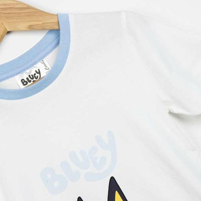Pyjama Enfant Bluey Blanc S 3 Pyjama Enfant Bluey Blanc S 3