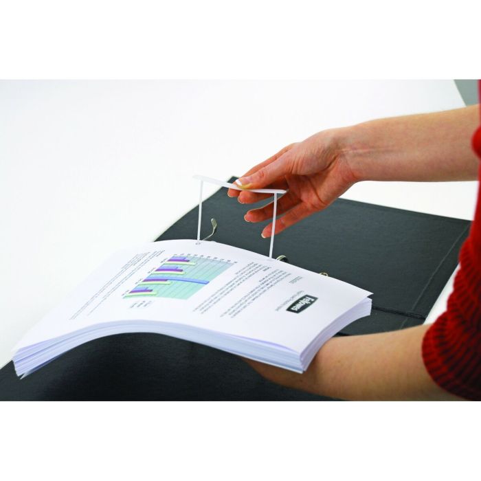 Attache Fellowes Pro Clip 100 Unités Blanc Plastique recyclé 10,1 x 9,2 x 0,9 cm 2