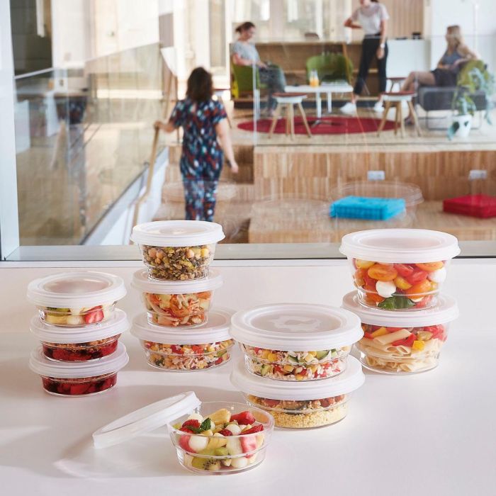 Recipiente Redondo Hermético Vidrio So Urban Arcoroc 110 cL 3 Recipiente Redondo Hermético Vidrio So Urban Arcoroc 110 cL 3