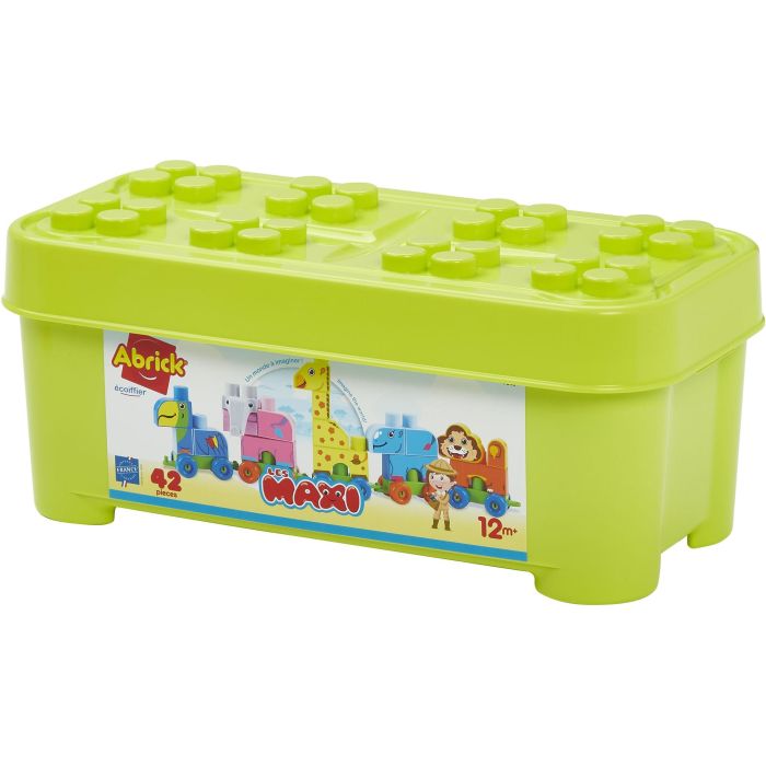 Coffret Train du Zoo - ECOIFFIER - LES MAXI 7840 - 42 pieces - Des 12 mois 1