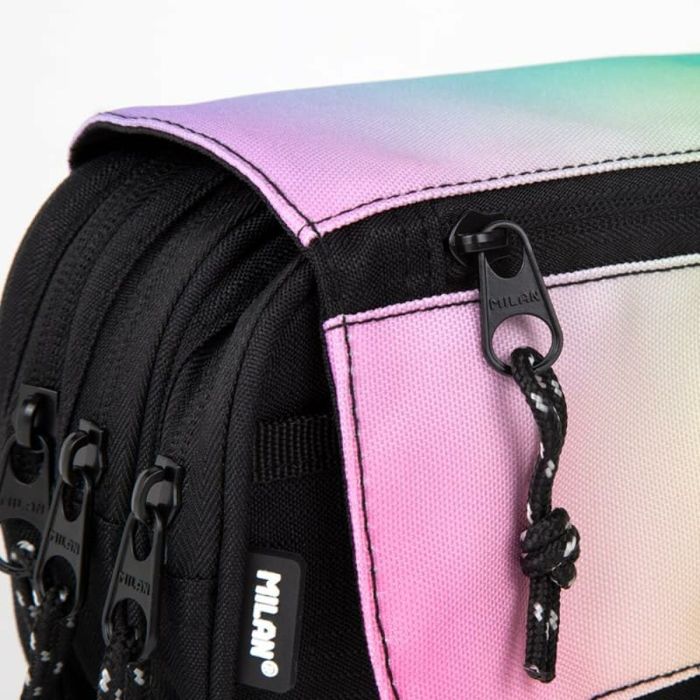 Trousse d'écolier Milan Sunset Noir 13 x 24 x 10 cm 1 Trousse d'écolier Milan Sunset Noir 13 x 24 x 10 cm 1