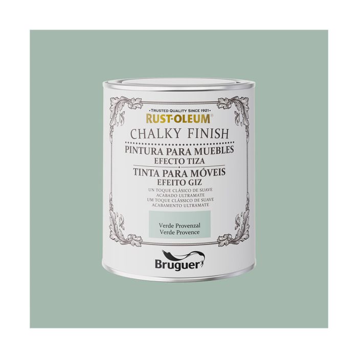 Peinture Bruguer Rust-oleum Chalky Finish 5733888 Meubles Provencal Green 750 ml 1