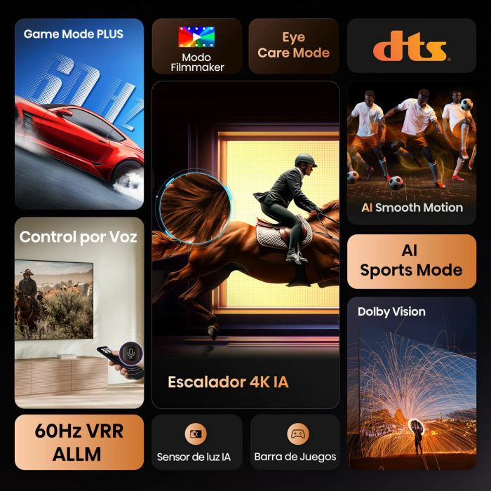 TV intelligente Hisense 65A6Q 65" 4K Ultra HD LED HDR D-LED 1 TV intelligente Hisense 65A6Q 65" 4K Ultra HD LED HDR D-LED 1