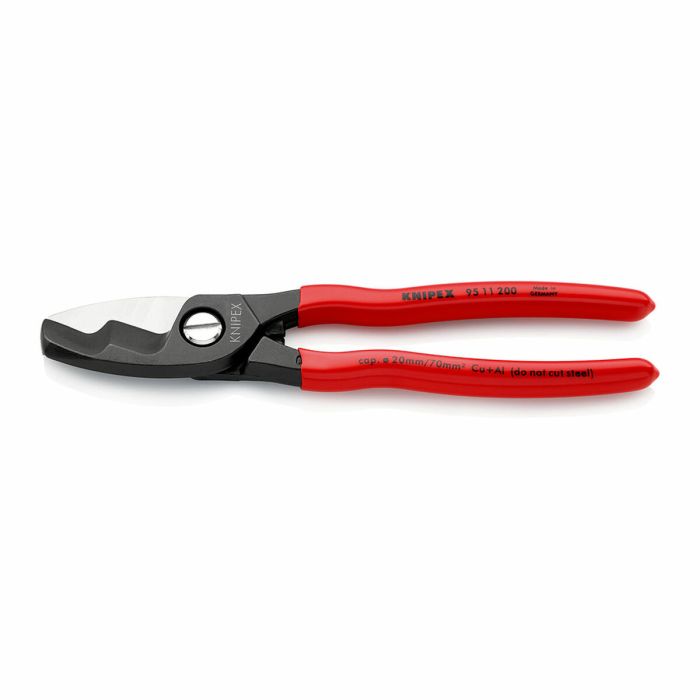 Ciseaux d'électricien Knipex 9511200 Acier Plastique Coupe-câble 0 Ciseaux d'électricien Knipex 9511200 Acier Plastique Coupe-câble 0