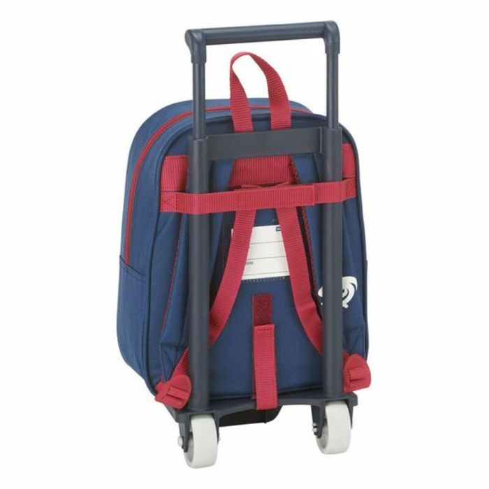 Cartable à roulettes 805 Levante U.D. 611820280 Bleu Rouge Grenat 3