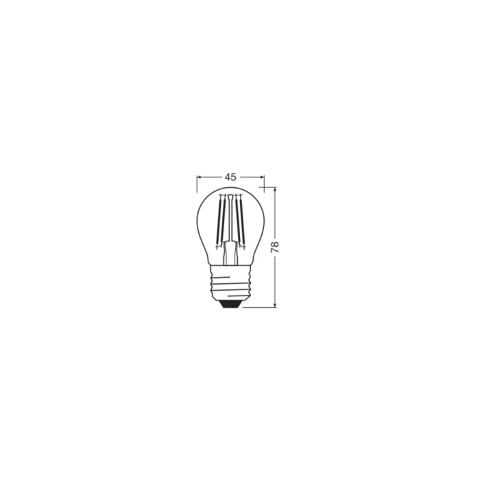 Ledvance/Osram LVE-4099854077968 Ampoule LED Classic E27 4.2W 470lm 2700K 300° IP20 Regulable 1