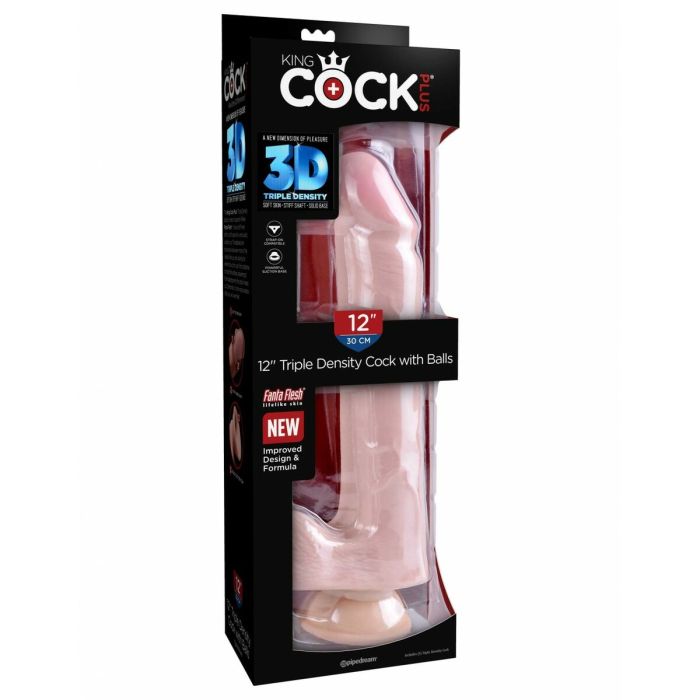 Gode réaliste Pipedream - King Cock Plastique Naturel 7