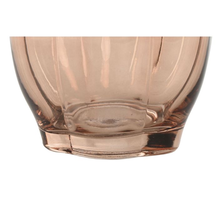 Vase Home ESPRIT Ambre Verre Moderne 16 x 16 x 26 cm 1