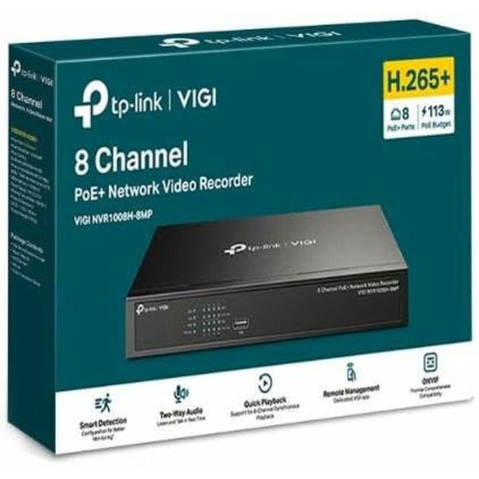 Enregistreur Vidéo de Réseau TP-Link VIGI NVR1008H-8MP 4