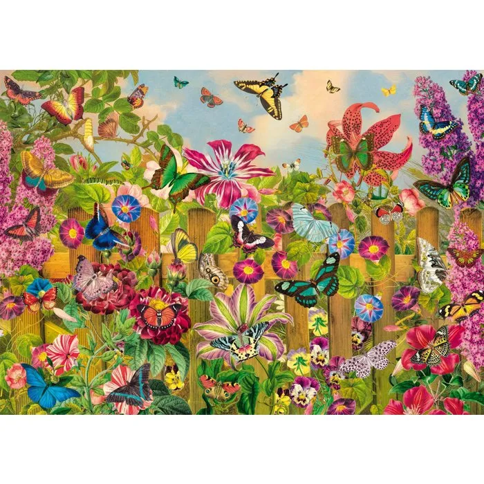 Schmidt Spiele Puzzle Magnifique jardin de papillons 2000 pièces dès 14 ans, décoratif et apaisant Schmidt Spiele Puzzle Magnifique jardin de papillons 2000 pièces dès 14 ans, décoratif et apaisant