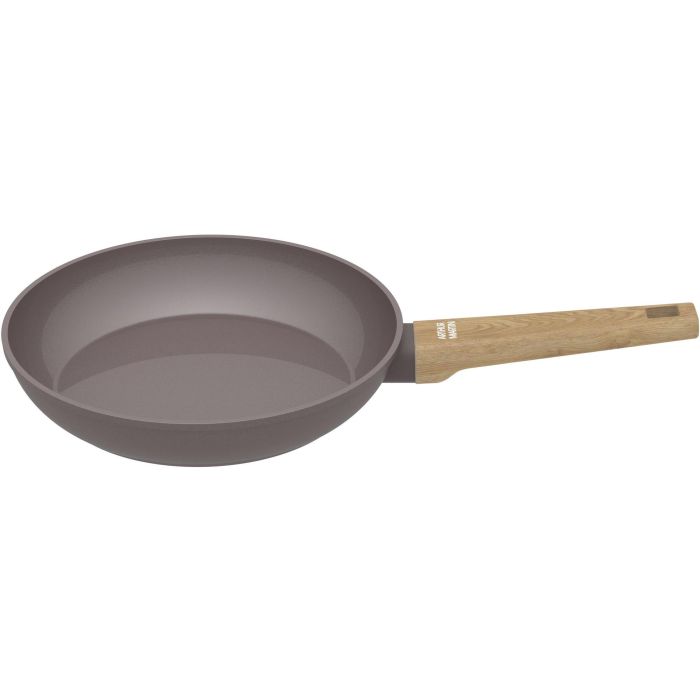 Set de 3 poeles - Tous feux dont induction - ARTHUR MARTIN - AM1052 - Revetement céramique - Ø 20-24-28 cm - Taupe 4