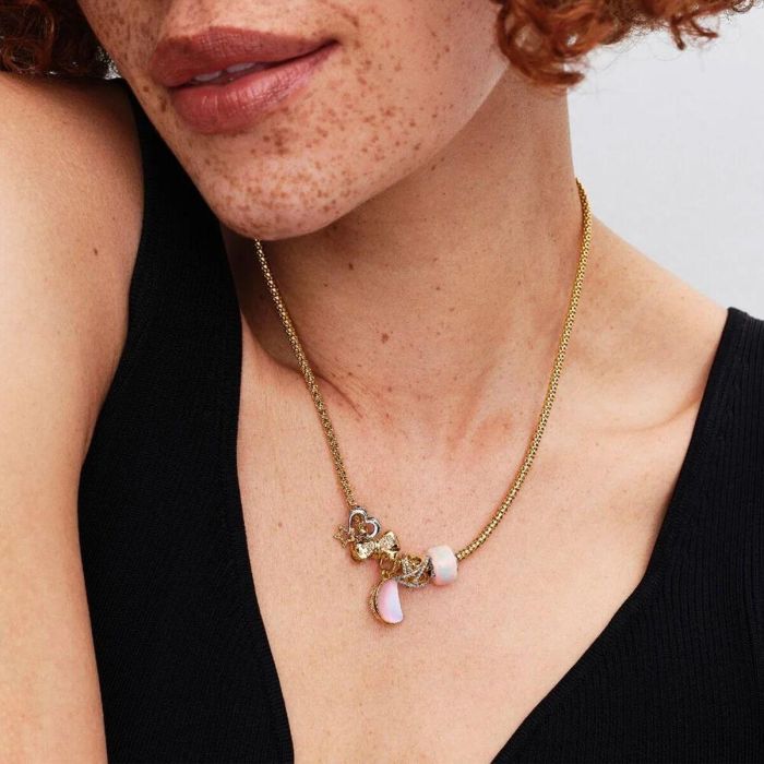 Perle de verre Femme Pandora 764275C01 Doré 2