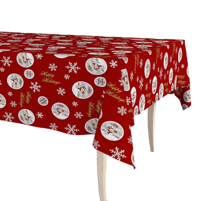 Nappe en rouleau Exma Rouge 140 cm x 25 m Noël