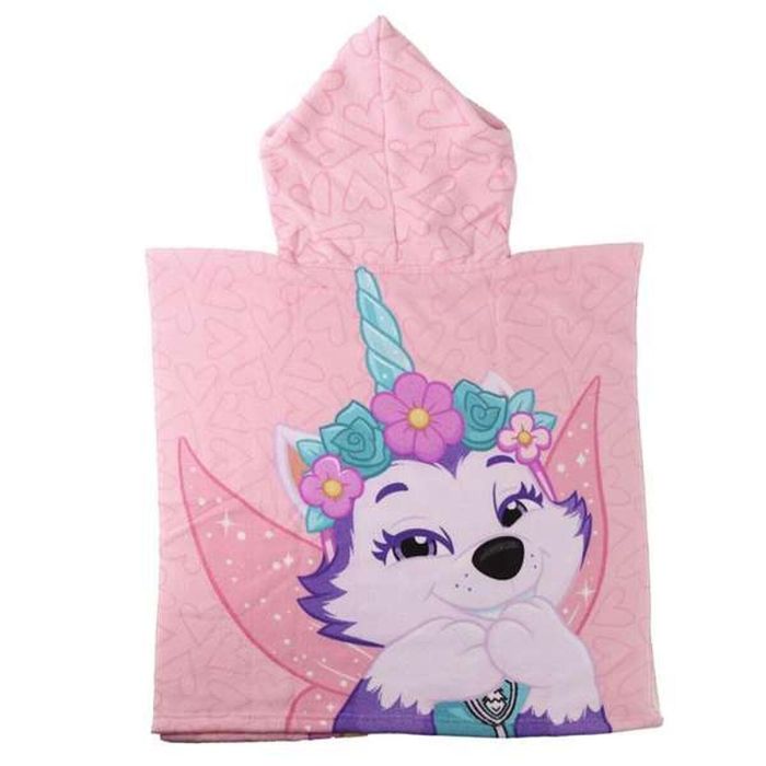 Serviette poncho avec capuche The Paw Patrol Rose 55 x 77 cm 3