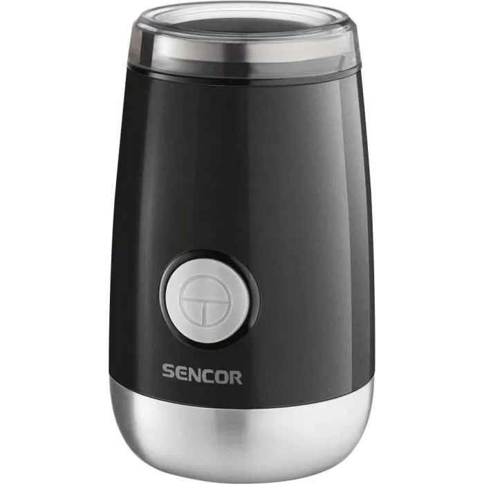 Sencor SCG 2051BK Moulin à café et épices électrique - Noir - 150W - Capacité 60ml - Compact et élégant Sencor SCG 2051BK Moulin à café et épices électrique - Noir - 150W - Capacité 60ml - Compact et élégant