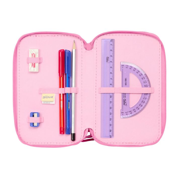 Pochette à crayons triple Lilo & Stitch Chill Rose Menthe 12,5 x 19,5 x 5,5 cm 37 Pièces 5 Pochette à crayons triple Lilo & Stitch Chill Rose Menthe 12,5 x 19,5 x 5,5 cm 37 Pièces 5