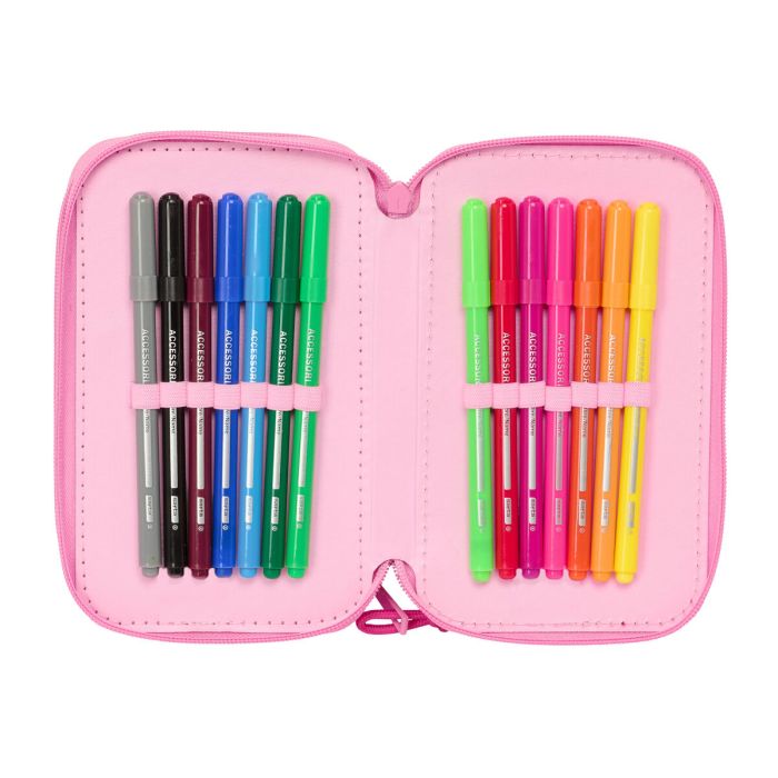 Pochette à crayons triple Lilo & Stitch Chill Rose Menthe 12,5 x 19,5 x 5,5 cm 37 Pièces 2 Pochette à crayons triple Lilo & Stitch Chill Rose Menthe 12,5 x 19,5 x 5,5 cm 37 Pièces 2