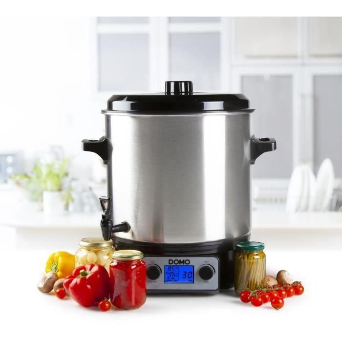 Stérilisateur de bocaux - DOMO - DO42325PC - 27 litres - 2000 W 4 Stérilisateur de bocaux - DOMO - DO42325PC - 27 litres - 2000 W 4
