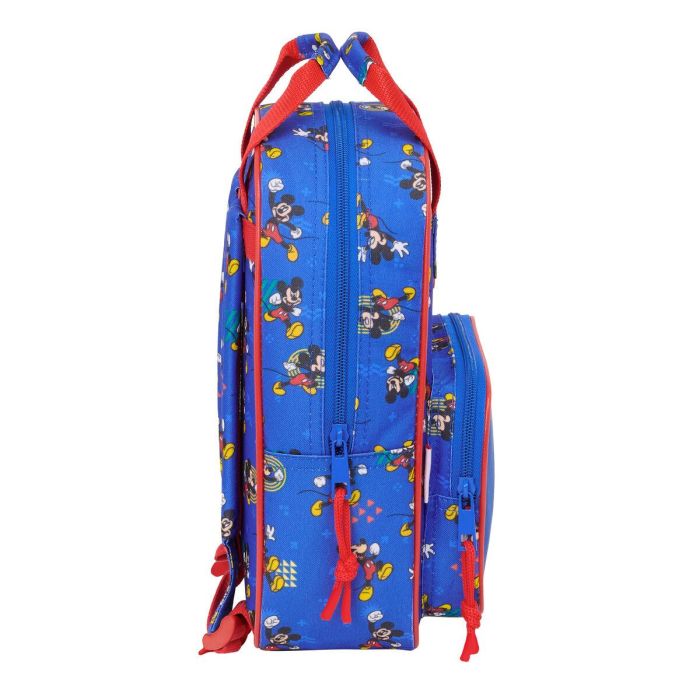 Cartable Mickey Mouse Clubhouse Today Bleu 20 x 28 x 8 cm 2
