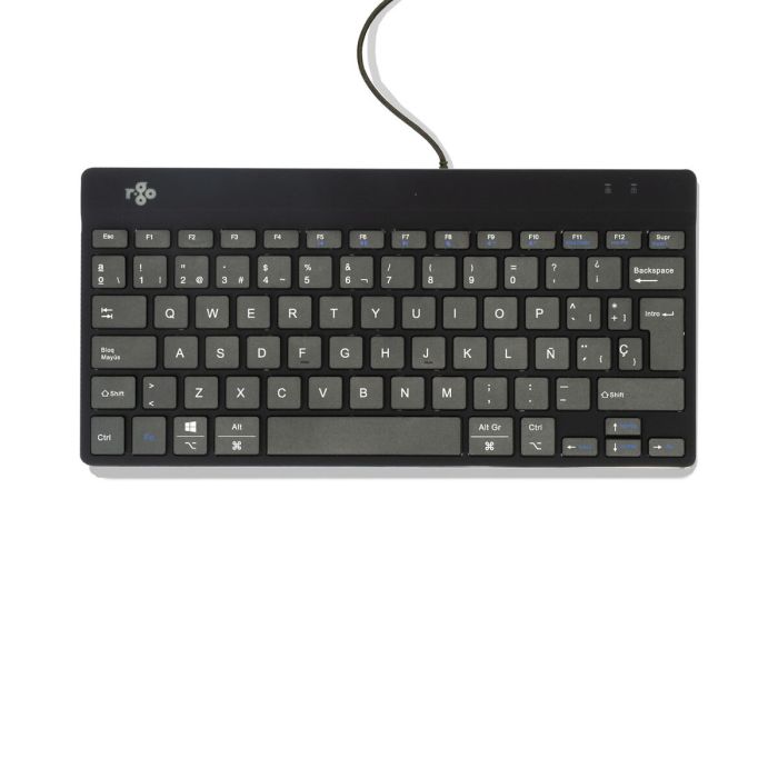 Clavier R-Go RGOCOESWDBL Noir Espagnol Qwerty 1