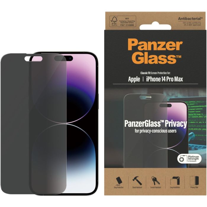 PanzerGlass f. iPhone 14 Pro Max Privacy AB 1 PanzerGlass f. iPhone 14 Pro Max Privacy AB 1