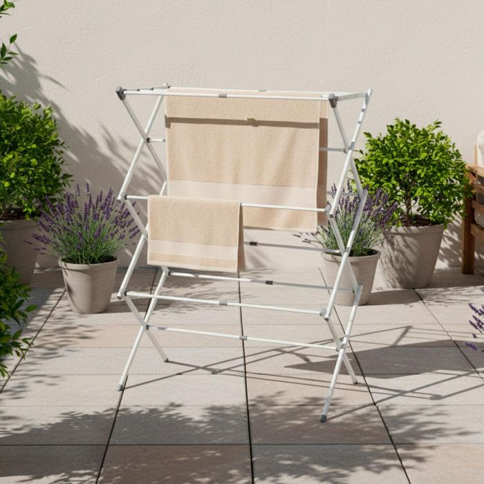 Corde à linge Max Home Métal 75 X 104 X 37 CM (2 Unités) 2