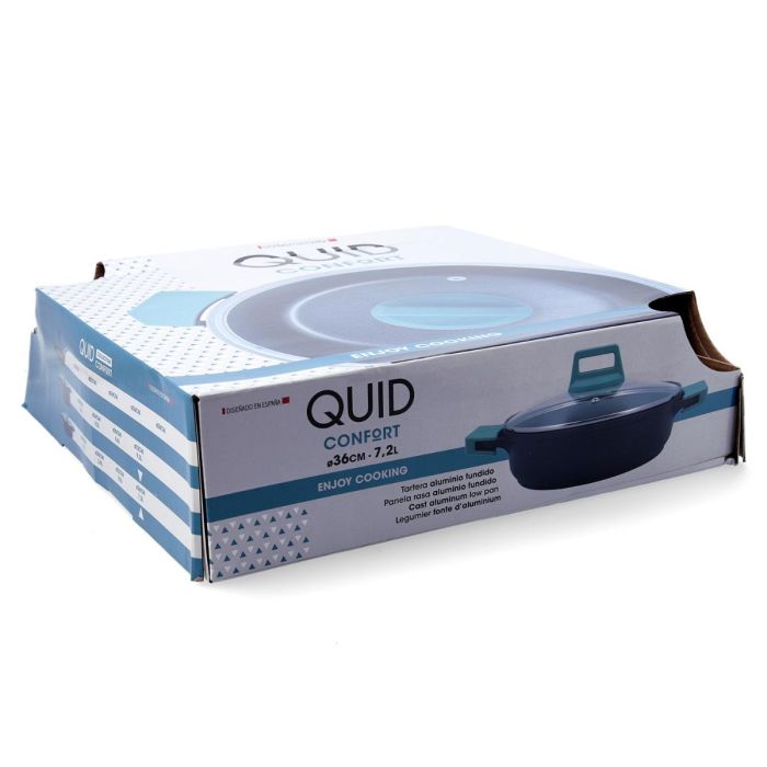 Tartera Aluminio Fundido Confort Quid 36 cm - 7,2 L (2 Unidades) 4 Tartera Aluminio Fundido Confort Quid 36 cm - 7,2 L (2 Unidades) 4