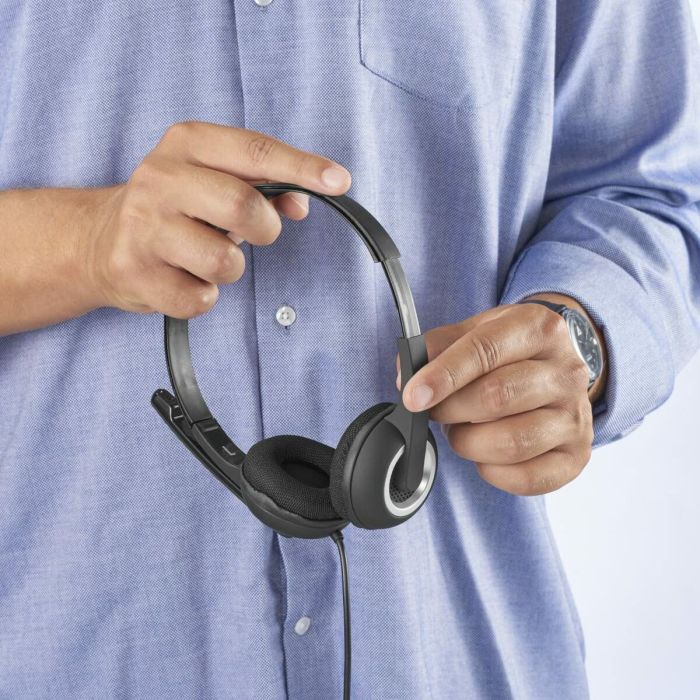 Casques avec Micro Gaming Hama 00139932 Noir 2 Casques avec Micro Gaming Hama 00139932 Noir 2