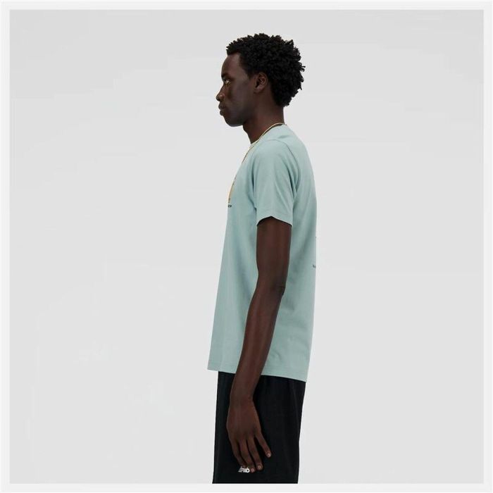 T-shirt à manches courtes homme New Balance Sport Essentials Barrel Bleu clair 3 T-shirt à manches courtes homme New Balance Sport Essentials Barrel Bleu clair 3