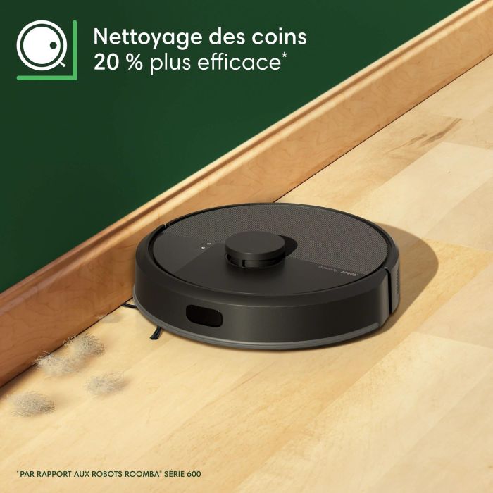 iRobot Roomba 105 Combo - Robot Aspirateur Laveur 2en1 - 7KPa - Navigation LiDAR - Détection des Tapis - 4 Niveaux d'Aspiration 4 iRobot Roomba 105 Combo - Robot Aspirateur Laveur 2en1 - 7KPa - Navigation LiDAR - Détection des Tapis - 4 Niveaux d'Aspiration 4