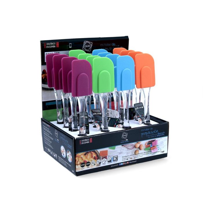 Espátula Ancha Silicona Mi Taller Quid 24x5x2 cm (16 Unidades) 2 Espátula Ancha Silicona Mi Taller Quid 24x5x2 cm (16 Unidades) 2