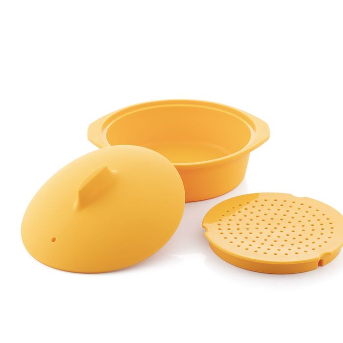 Cuiseur à Vapeur en Silicone Multifonction avec Recettes Silicotte InnovaGoods 2