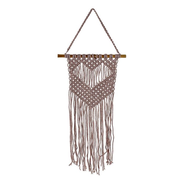 Décoration Suspendue DKD Home Decor Violet Marron Clair Bambou 0 Décoration Suspendue DKD Home Decor Violet Marron Clair Bambou 0