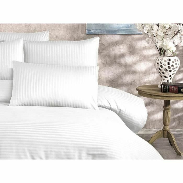 Parure de couette Blanc Lit king size 3 Pièces 1