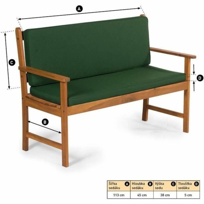 Coussin Fieldmann FDZN 9020 Vert 1