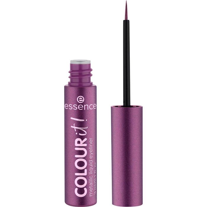 Essence Colorez-Le ! Eyeliner Liquide Métallisé N° 02 - Cerise Foncée 3 mL 1