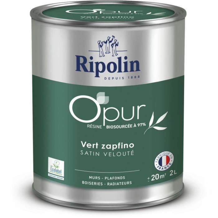 Peinture d'Apprêt Ripolin 472187 Vert Satiné 2 L