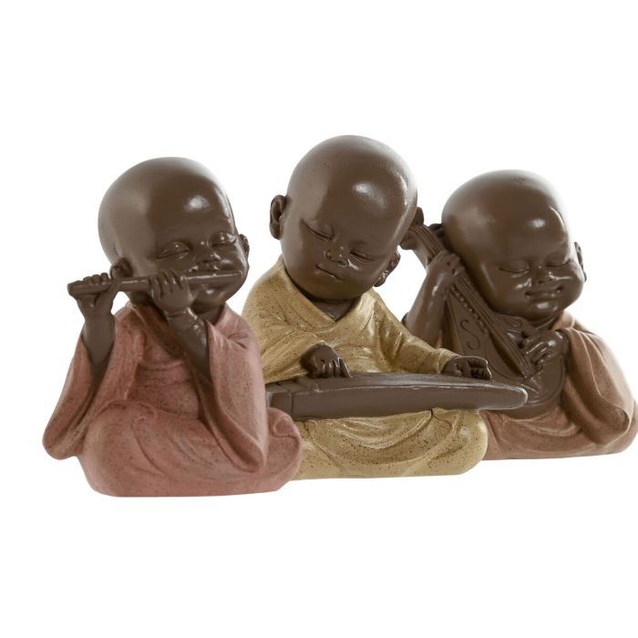 Figurine Décorative Home ESPRIT Orange Corail Citron Résine Moine Oriental 10 x 7 x 11 cm (3 Unités) 2 Figurine Décorative Home ESPRIT Orange Corail Citron Résine Moine Oriental 10 x 7 x 11 cm (3 Unités) 2