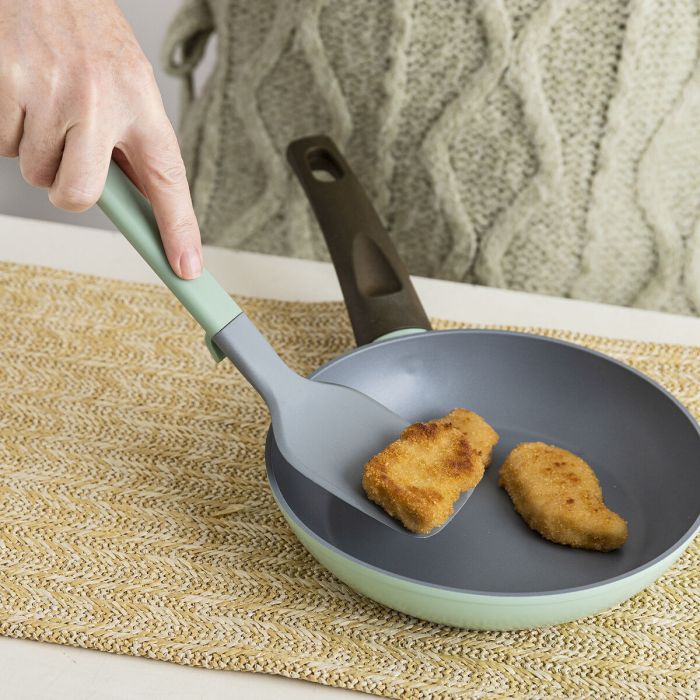 Spatule pour plaque Quid Ozon Vert Plastique 32 cm (12 Unités) 1 Spatule pour plaque Quid Ozon Vert Plastique 32 cm (12 Unités) 1