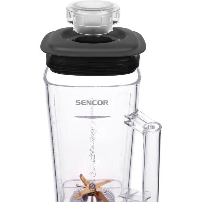 SENCOR SBU-8850NP Blender Super Puissant 2000 W, Noir Argent, Cruche 2 L Tritan, 6 Lames Acier Inoxydable, 33 000 RPM pour Smoothies et Aliments Sains