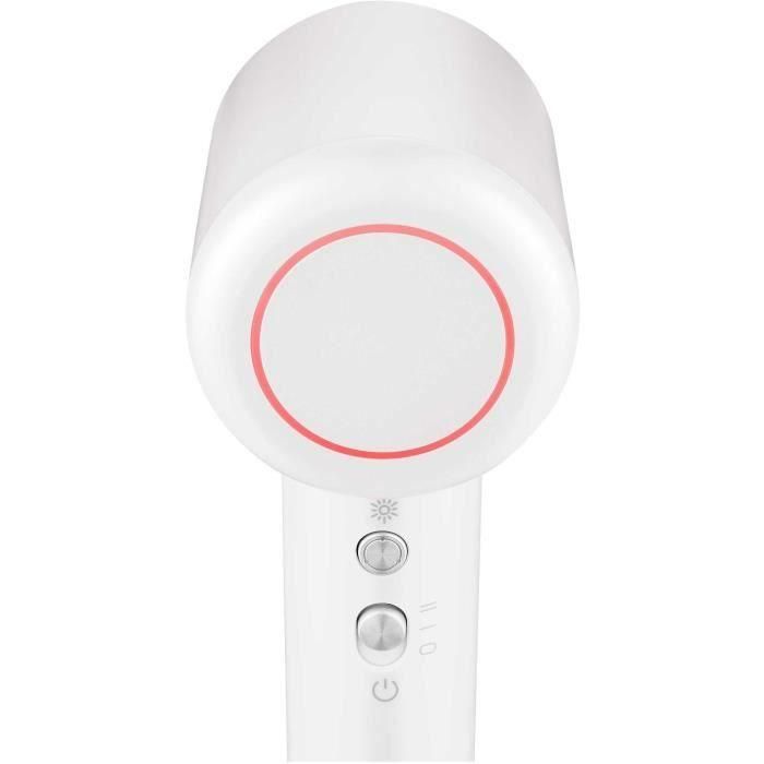 Sencor SHD 8500RS - Séche-cheveux professionnel 1500 W, moteur BLDC 110000 tr/min, 4 températures, 2 vitesses, blanc - avec buse et diffuseur magnétiques